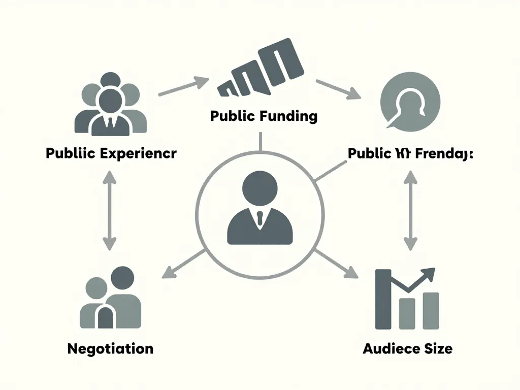 Diagramme des facteurs du salaire anne sophie lapix dans le service public