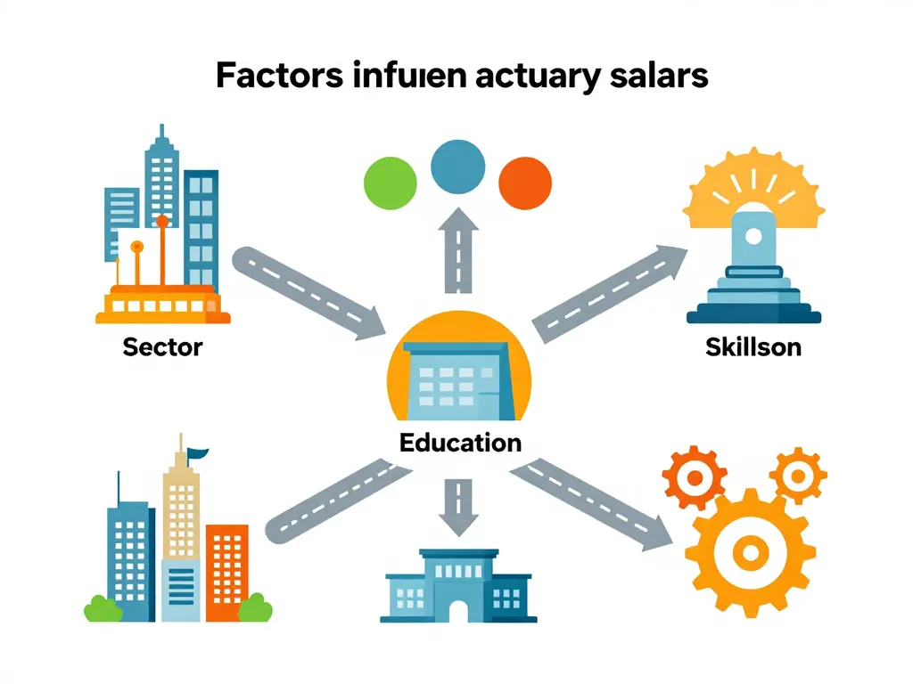 salaire actuaire, facteurs influençant les écarts