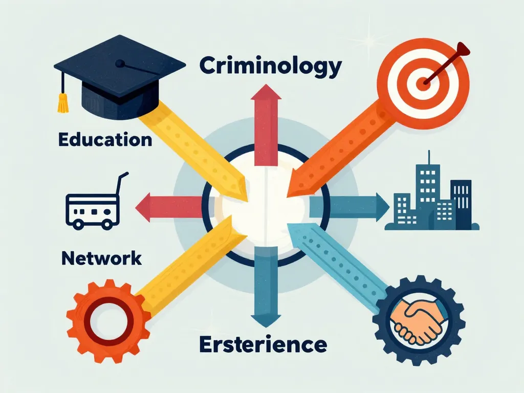 Illustration facteurs variables salaire criminologie