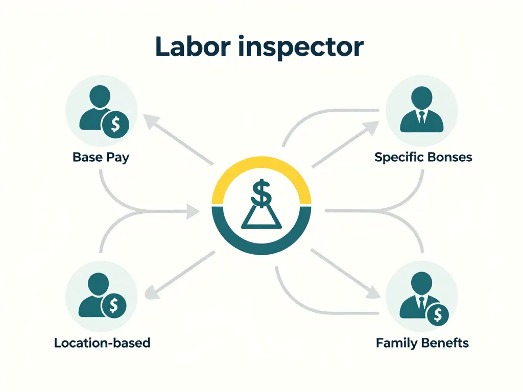 Diagramme inspecteur du travail salaire éléments rémunération
