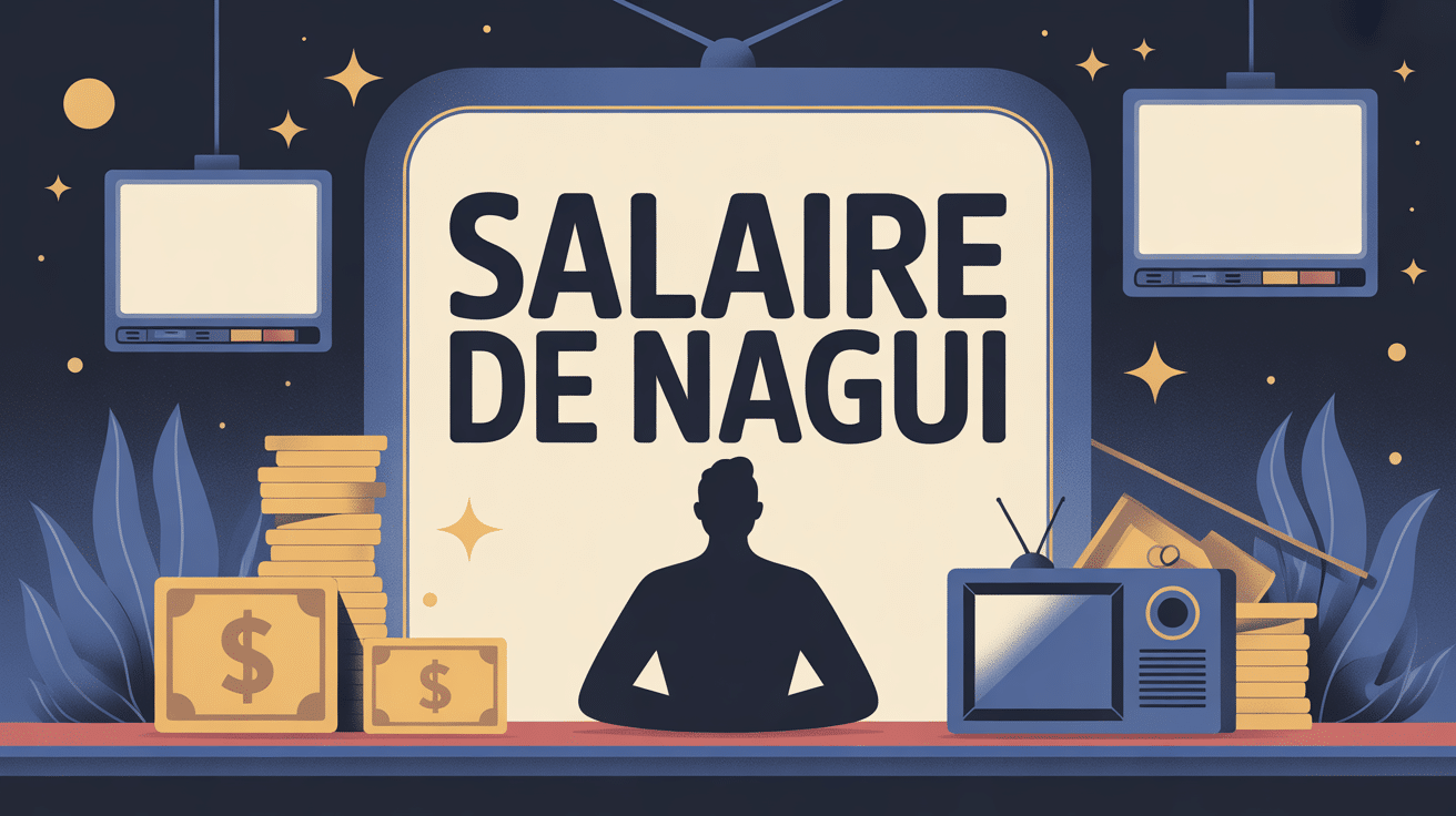 nagui salaire devant argent et télévision