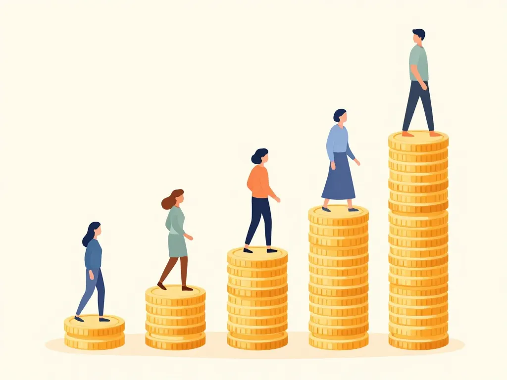 graphique niveaux salaire onlyfans créateurs