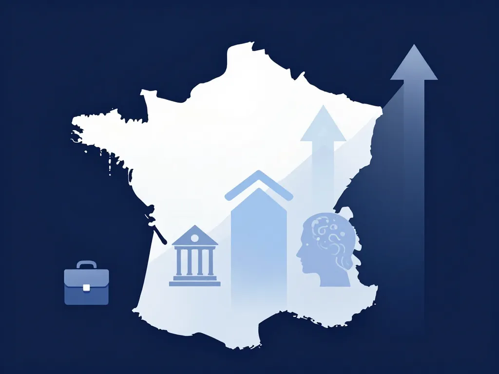 Graphique métaphorique panorama salaire criminologie France