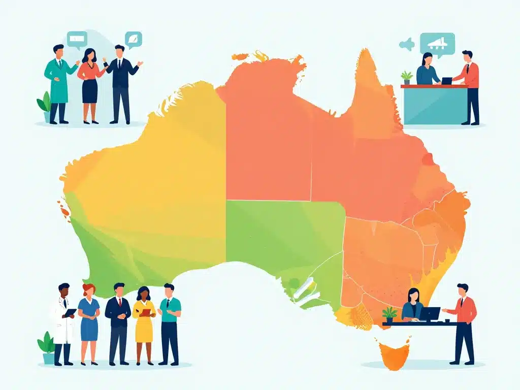 salaire moyen australie villes secteurs metiers