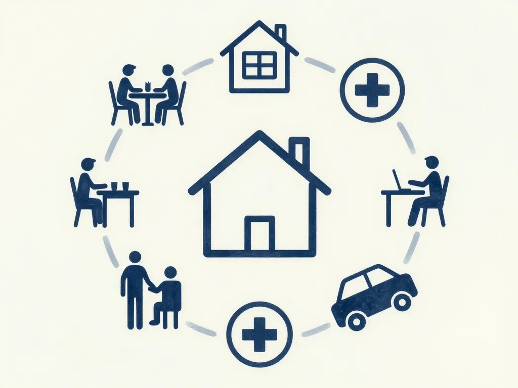 illustration salaire moyen usa vie quotidienne et budget