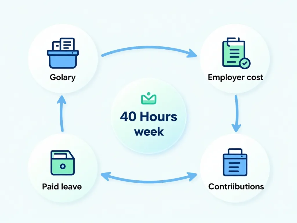 salaire nounou 40h par semaine schéma salaire net brut