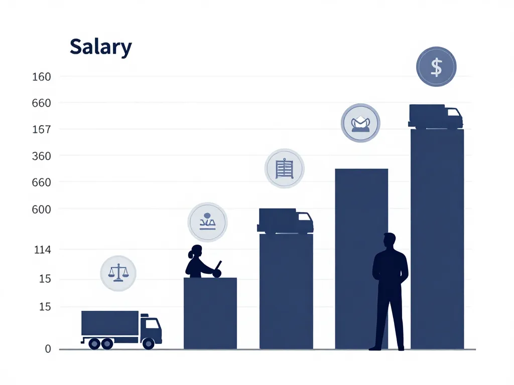 salaire routier diagramme progression coefficients