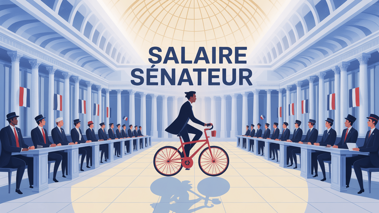 illustration moderne salaire senateur sénat français