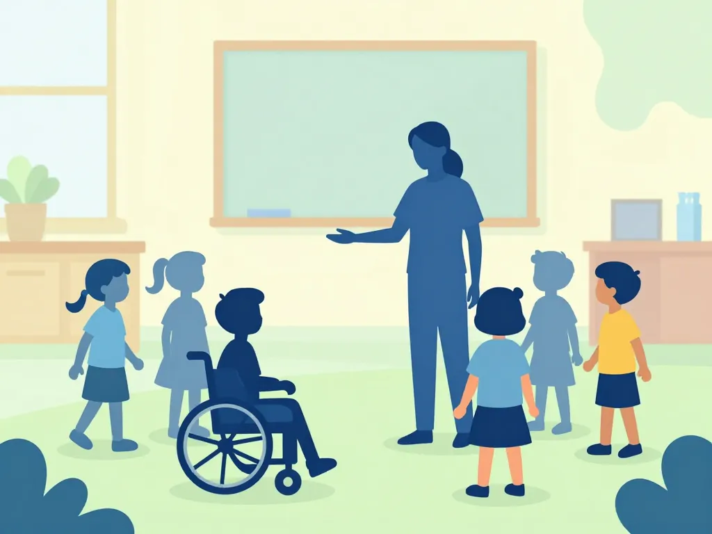 AESH formation guide élèves illustration symbolique