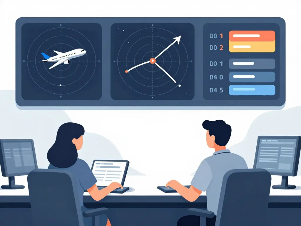 controleur aerien salaire illustration moderne