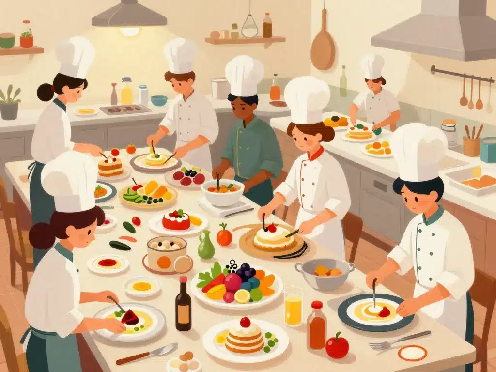 Ecole Ducasse cours cuisine pâtisserie étudiants