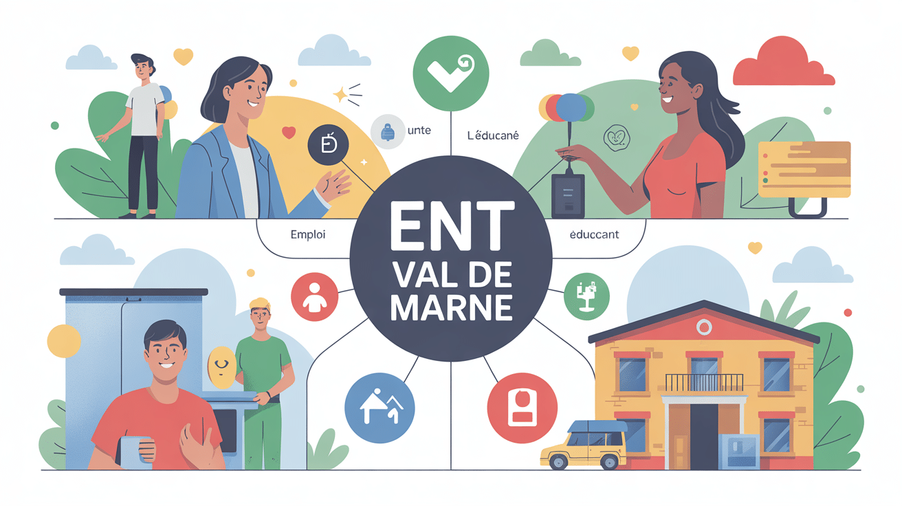 Illustration ent val de marne démarches et services publics