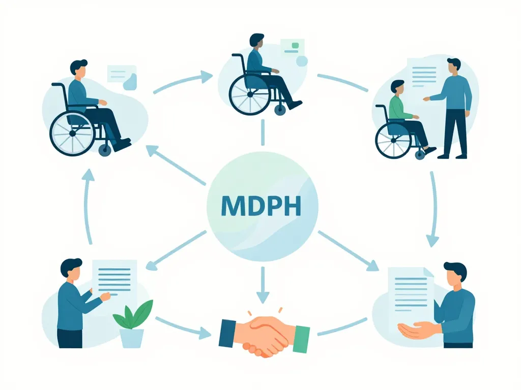 Schéma conceptuel inaptitude au travail et MDPH distinctions