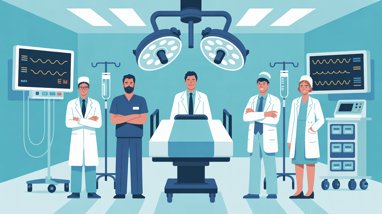 Illustration métier infirmiers anesthésistes salaire France