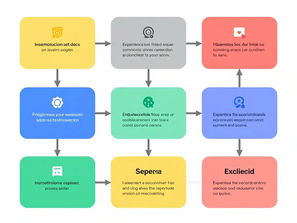 Structurer lettre de motivation AESH diagramme visuel