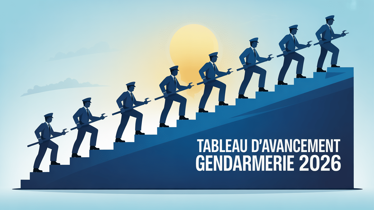 Parution tableau avancement gendarmerie 2025 illustration carrière
