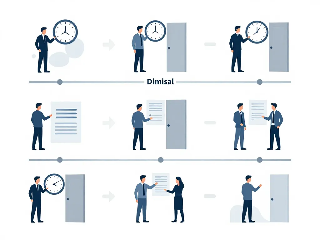 timeline préavis agent de maitrise rupture