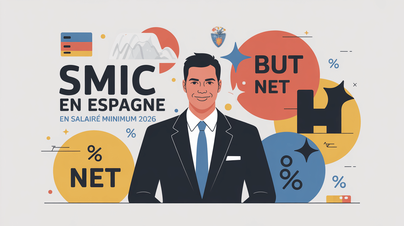 illustration smic en espagne net moderne