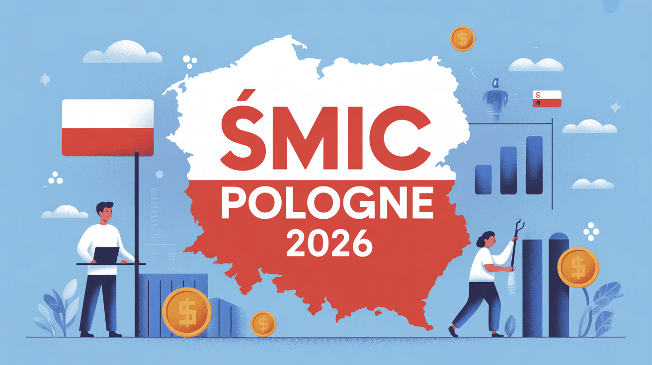 smic en pologne 2026 illustration marché du travail