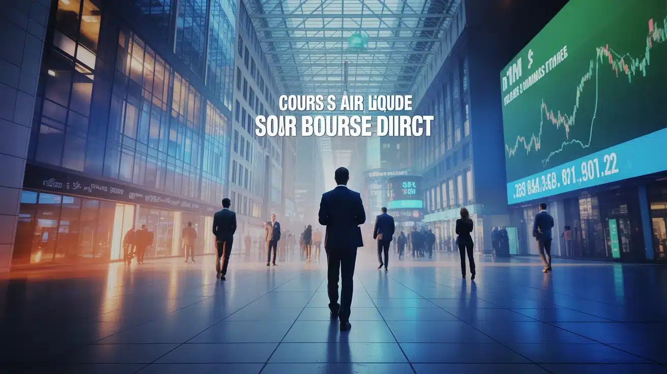 illustration vectorielle cours Air Liquide sur Bourse Direct