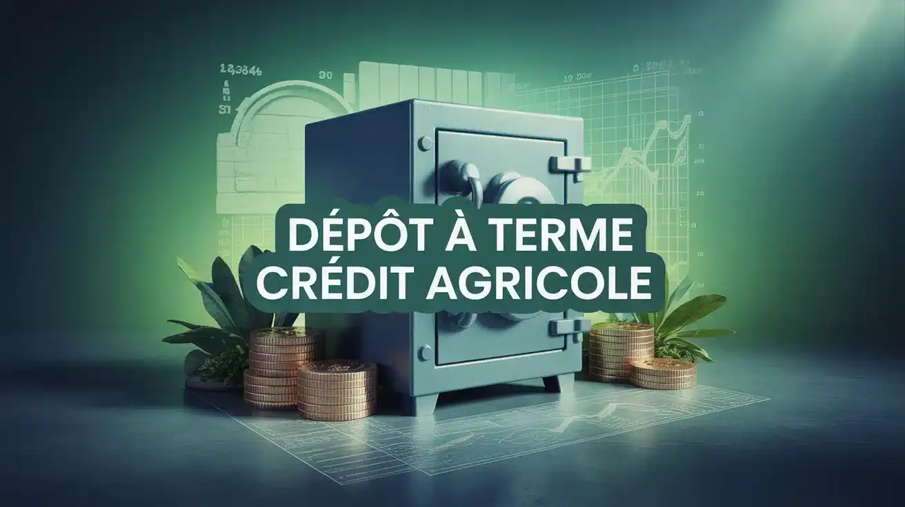 illustration dépôt à terme Crédit Agricole coffre-fort sécurisé
