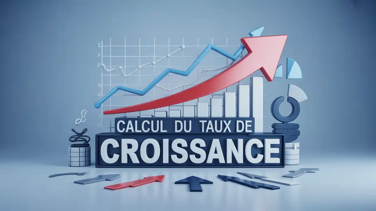 graphique croissance calcul du taux de croissance