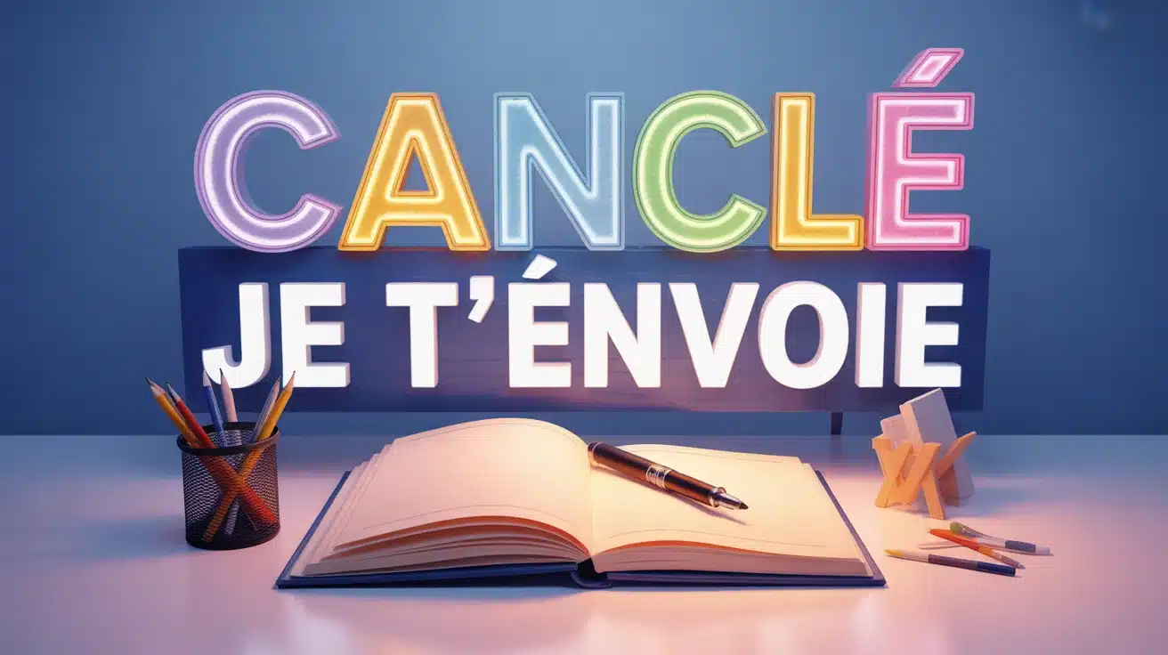 Illustration vectorielle je t envoie conjugaison orthographe