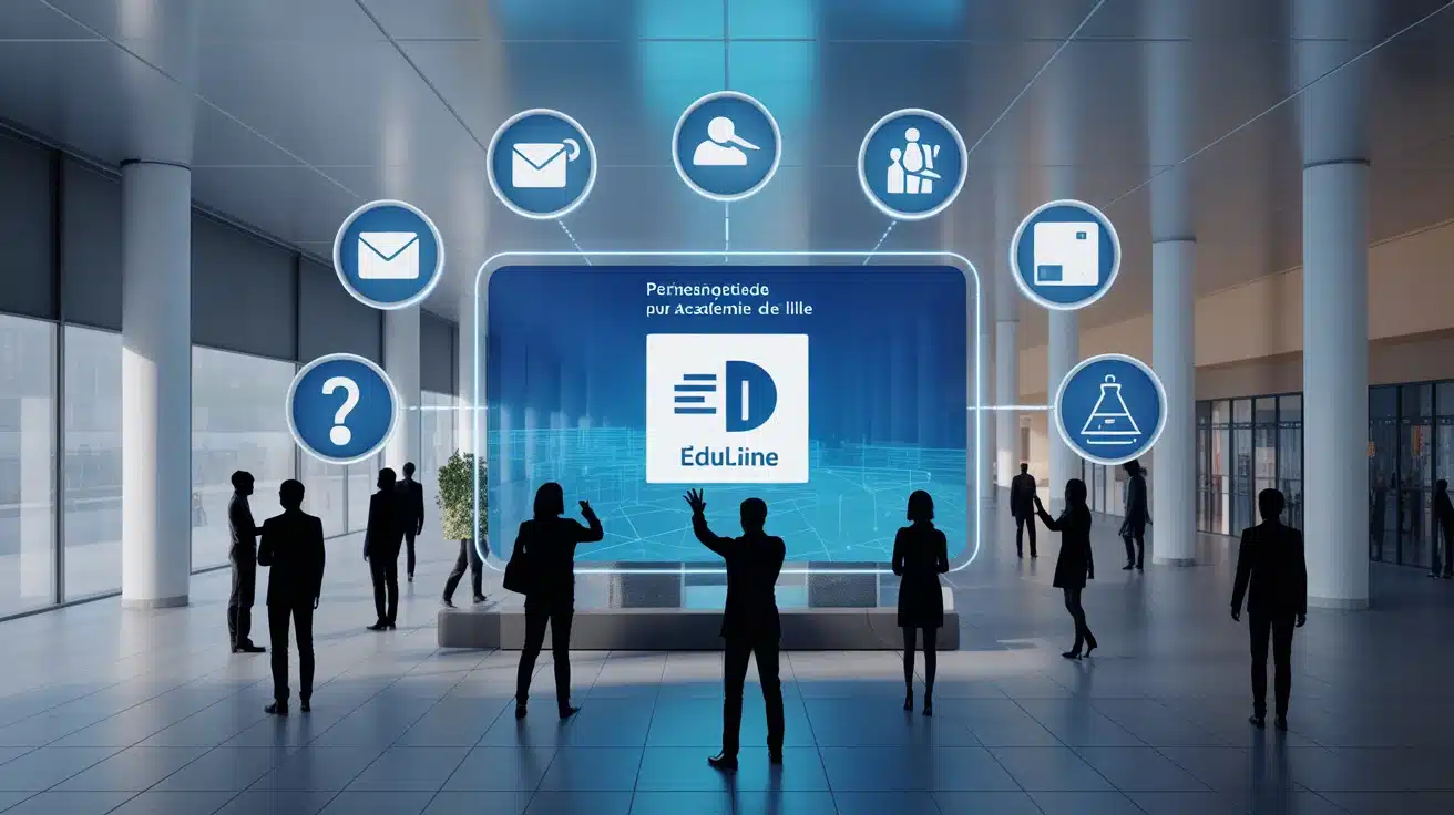 Tableau de bord sécurisé portail Eduline pour personnels académie Lille