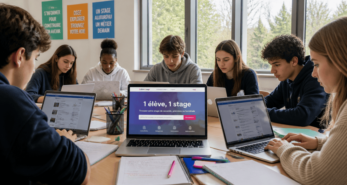 1 élève 1 stage lycéens ordinateurs