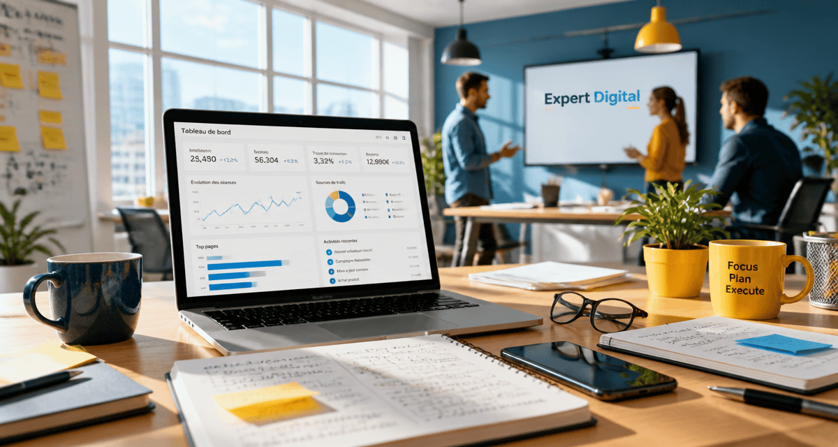 Expert digital open space tableau de bord