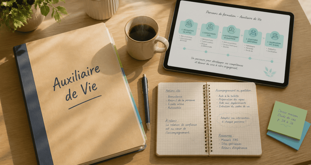 formation auxiliaire de vie pôle emploi dossier et bureau