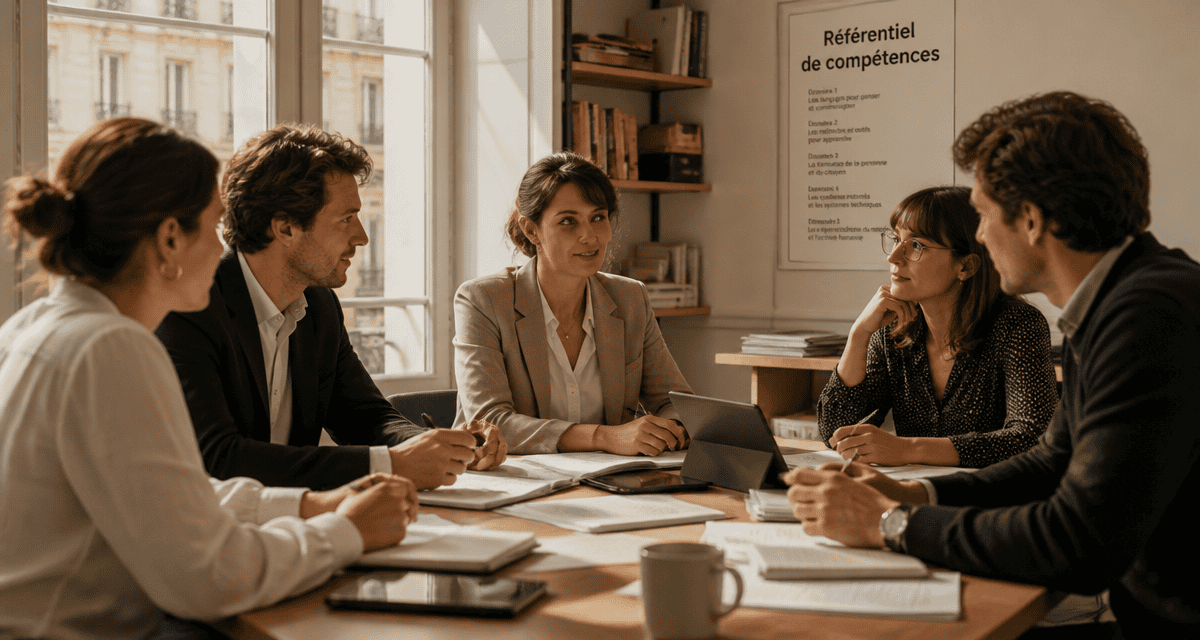 référentiel de compétences enseignant jeunes enseignants discussion