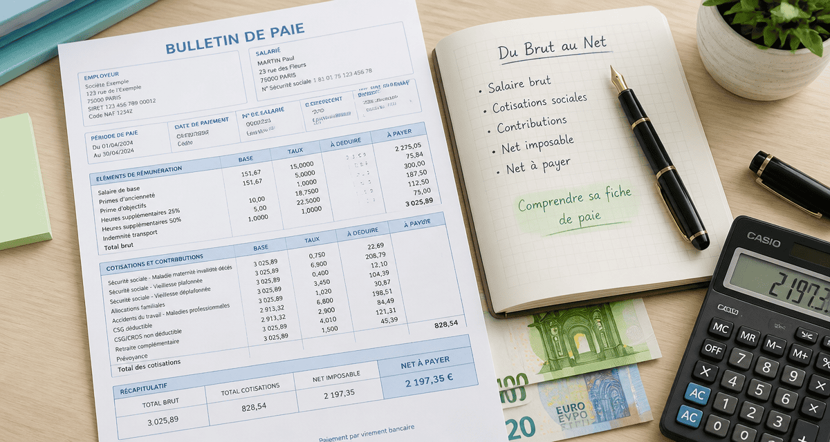 salaire brut en net centenaire.org fiche de paie et calculatrice