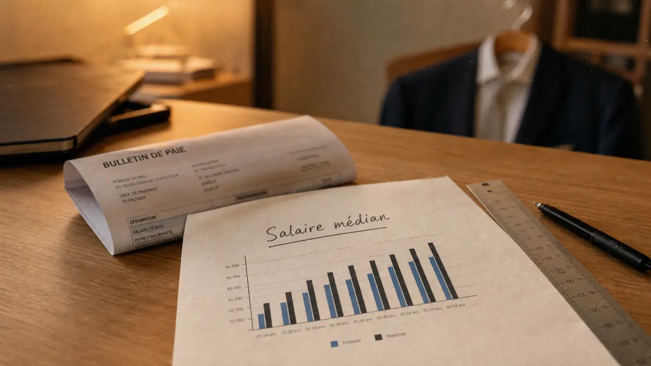 Salaire median france : repères rémunération