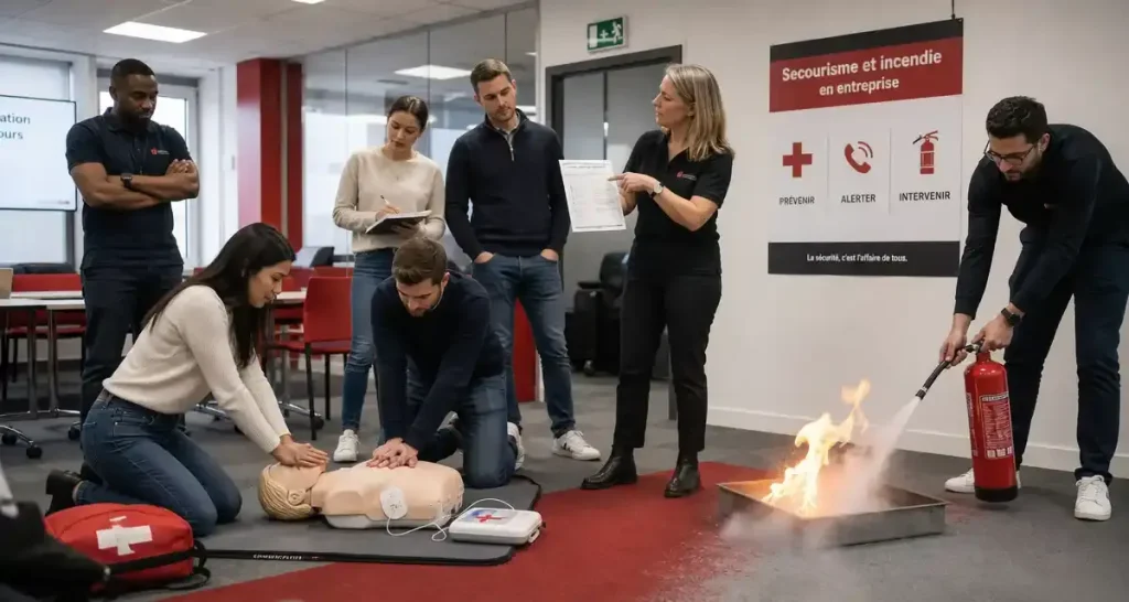 Secourisme et incendie en entreprise : comment organiser la formation de vos salariés