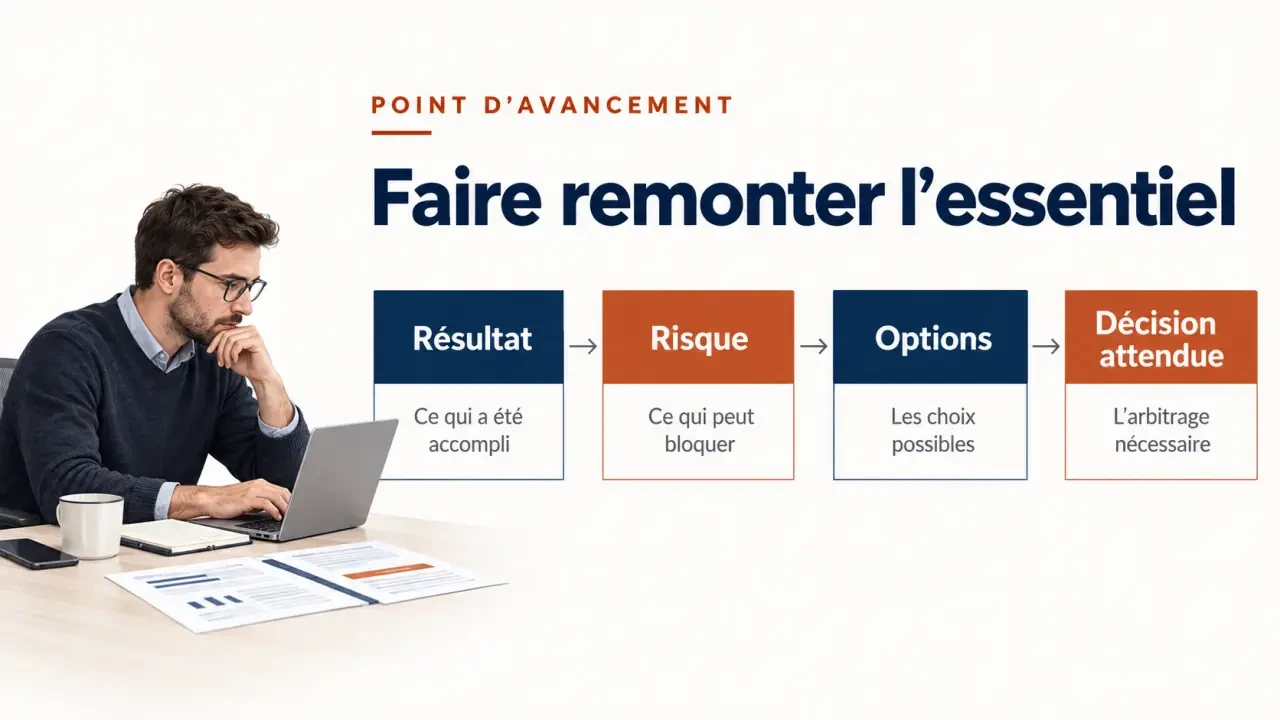 Manager son manager avec la méthode Résultat Risque Options Décision attendue